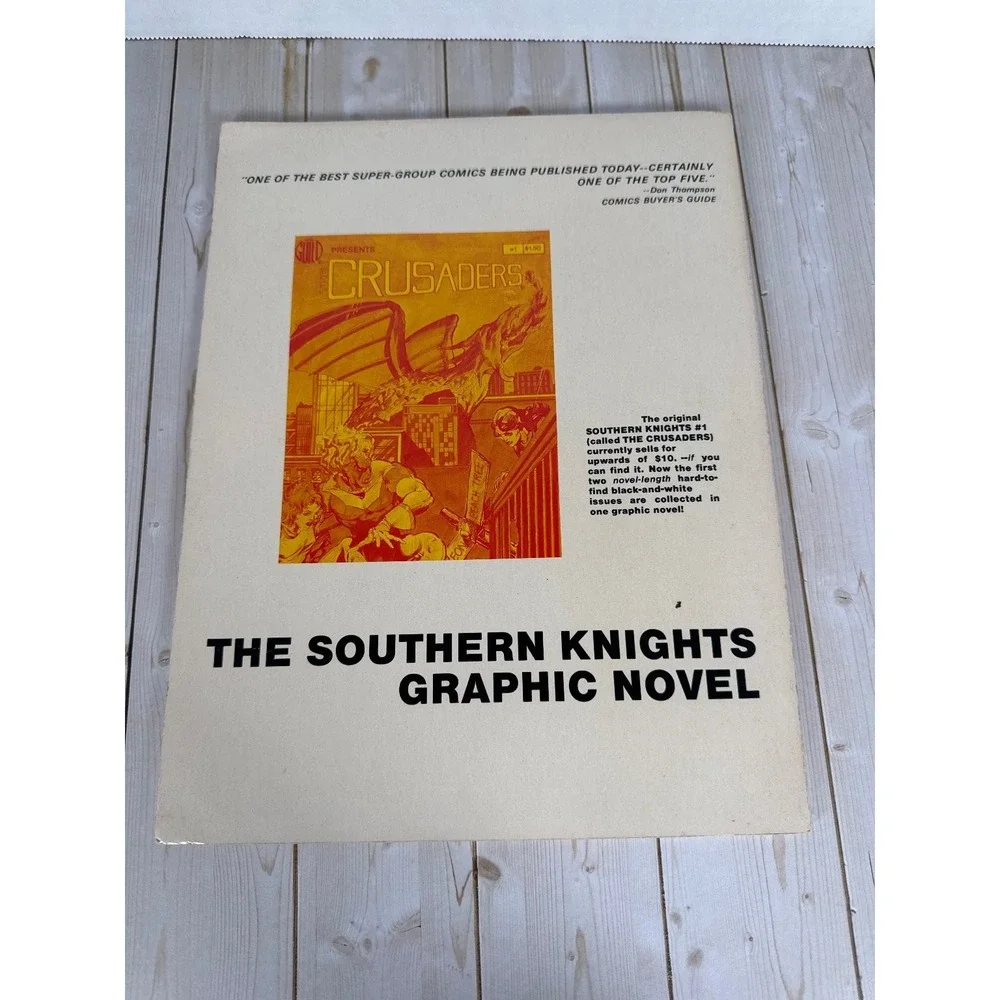 Southern Knights Graphic Novel Vogel Guice 1986 1st Ed Comics Interview